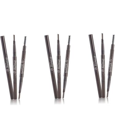 NOLITOY 3pcs 2 1 Eyebrow Pen Eyebrow Pencil Brush Eye Brow Brush Eyebrow Brush 3 Proof Makeup 1 count (Pack of 1) As Shownx3pcs - Buy Online on GoSupps.com