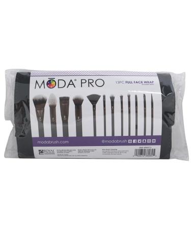 M DA PRO 13PC Wrap Kit - Professional Black Makeup Brush Set for Flawless Application - Buy Online on GoSupps.com