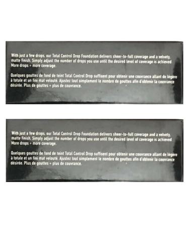 NYX Total Control Drop Foundation Classic Tan TCDF12 - Pack of 2 | Shop Now - Buy Online on GoSupps.com
