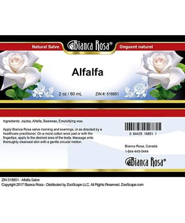 Bianca Rosa Alfalfa Salve (2 oz ZIN: 518851) - 2 Pack - Buy Online on GoSupps.com