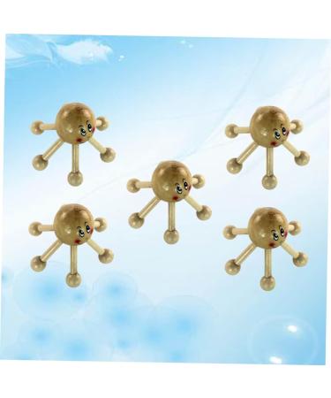 FOMIYES 5pcs Head Accessories Head Wooden Massage Tool Thai Massage Tool Trigger Point Massager Tools Portable Massager Practical Massager Head Massager Bamboo Scroll Wheel - Buy Online on GoSupps.com