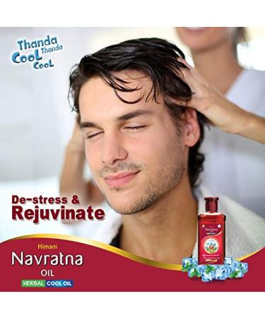 Emami Himani Navratna Ayurvedic Herbal Hair Oil 500ml - Best Cooling Formula for Healthy Hair - Buy Online on GoSupps.com