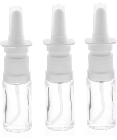 Buy 10ml Clear Glass Nasal Spray Bottles with Fingertipper | Cosmetex Nasal Vaporizer | Set of 3 for International Shipping - Buy Online on GoSupps.com