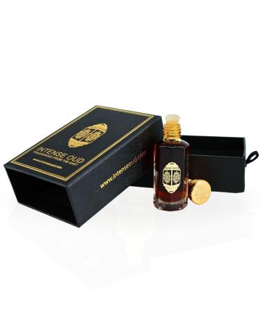 INTENSE OUD Gold Saffron Perfume Oil 12ML (0.40 OZ) With Black Gift Box Exotic Saffron Rich Amber & Sweet Vanilla. - Buy Online on GoSupps.com