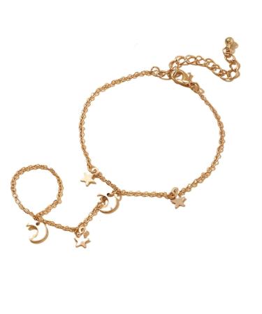 Bracelet Pendant Chain Bracelet Connecting Finger Bracelet Ladies Girls Elegant Party Gifts