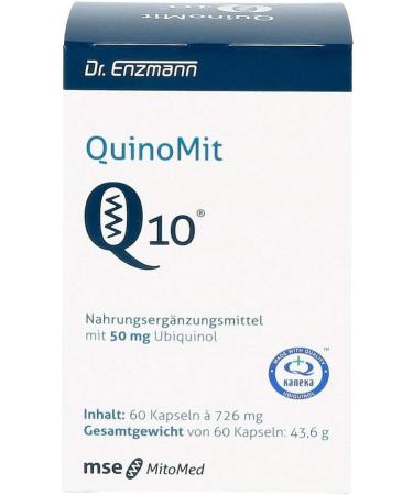 Buy Quinomit Q10 Capsules 60 Pcs - Premium Quality Coenzyme Q10 for Energy & Wellness | International Shipping Available - Buy Online on GoSupps.com