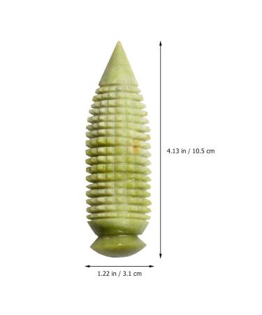 Lurrose Jade Massage Roller & Stick - Full Body Massager for Relaxation & Muscle Relief (Green) - Shop Internationally - Buy Online on GoSupps.com