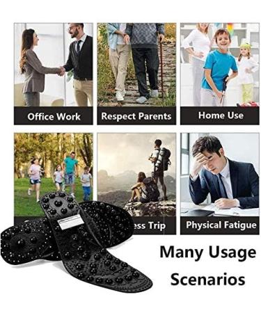EEUK Acupressure Insoles: Magnetic Massage Insoles for Weight Loss & Foot Circulation - Orthopedic Soles (1 Pair) - Buy Online on GoSupps.com