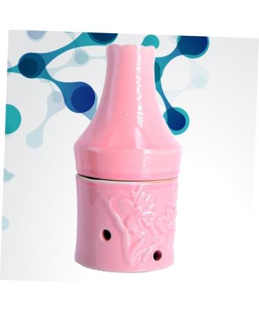 Beavorty 2 STK MOXA Burner Set - Porcelain Moxa Heating Device for Face Massage | Moxibustion & Massage Pot | Ceramic Pink Moxa Holder - Buy Online on GoSupps.com