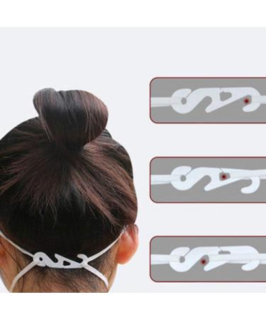 Faruta 200 Pieces S-Shaped Mask Extension Hooks - Adjustable Hearing Protection Buckles (White) - International Shipping - Buy Online on GoSupps.com