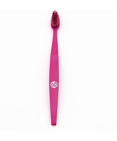 Berlin Biobrush Toothbrush - Purple 1 Piece Pink | Eco-Friendly & Sustainable Oral Care - Buy Online on GoSupps.com
