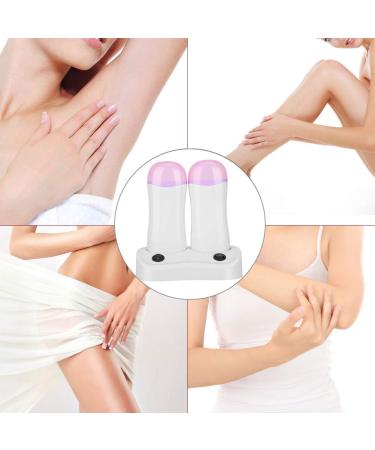 Double Wax Warmer for Hair Removal - Professional Waxing Kit for Eyebrow Face Armpit Bikini & Leg at Home - Buy Online on GoSupps.com