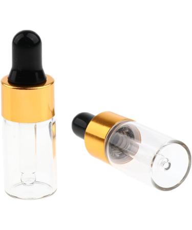 CUTICATE 20 Pieces 3ML Empty Glass Bottles with Pipette - Ideal for Essential Oils DIY and Travel - Buy Online on GoSupps.com