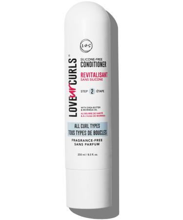 LUS Brands Love Ur Curls Fragrance-Free Conditioner for Curly  Wavy  Kinky-Coily Hair  8.5 oz - Silicone-Free  Hydrating  Detangling for Soft  Smooth Curl Definition - Unscented Hair Treatment for Dry Damaged Hair