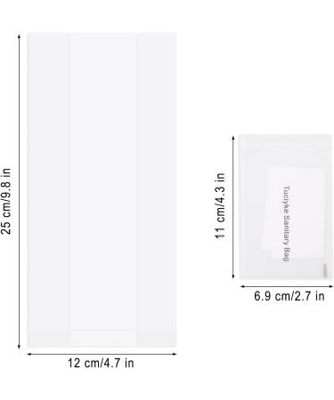 50 Pack Feminine Personal Disposal Bags 5x10 inches - White Opaque Tampon & Sanitary Napkin Disposal Bags - Buy Online on GoSupps.com