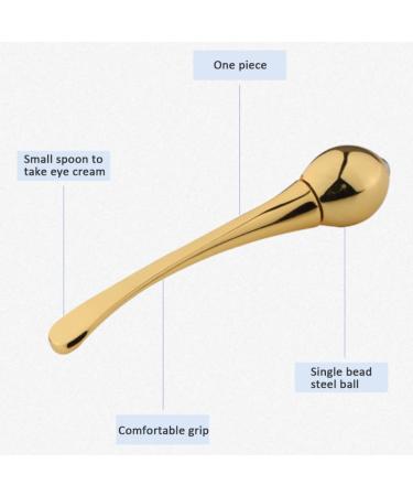 Eye Cream Applicator - Anti-Aging Zinc Alloy Beauty Stick | Rose Gold Skin Care Massage Tool - Buy Online on GoSupps.com