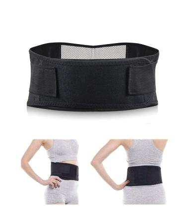 Cyancld Magnetic Self-Heat Lower Back Brace Belt Waist Belt Adjustable Lumbar for Pain Relief