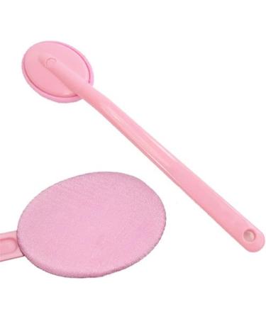 ROSENICE Microfiber Bath Brush with Long Handle - Perfect for Shower & Bath - Gentle Exfoliating Back Scrubber (Random Color) - Buy Online on GoSupps.com
