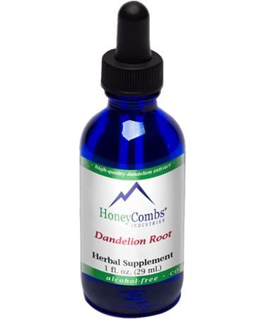 HoneyCombs Industries 16oz. Dandelion Root Supports Liver Health Blood Cleansing and More Alcohol-Free Liquid Extract - Buy Online on GoSupps.com