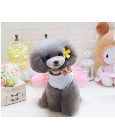 Izefia Dog Dress X-Small Pink - Puppy Princess Tutu Flower Lace Dress for Small Dogs and Cats - Buy Online on GoSupps.com