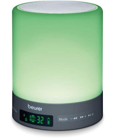 Beurer WL 50 Light Alarm Clock - LED Mood Light & Sunrise Sunset Simulation | Supports Sleep Rhythm | International Shipping - Buy Online on GoSupps.com