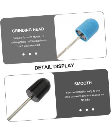 Mikinona 3 Sets Nail Art Polishing Caps Electric Nail File Accessory Drill Bits Manicure Pedicure Sanding Caps Nail Art Mmxmm Sanding Bands - Buy Online on GoSupps.com