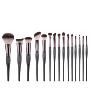 DFHBFG 15 Piece Makeup Brush Set Full Set Of Powder Eye Shadow Lip Brush Concealing Blush 1 D