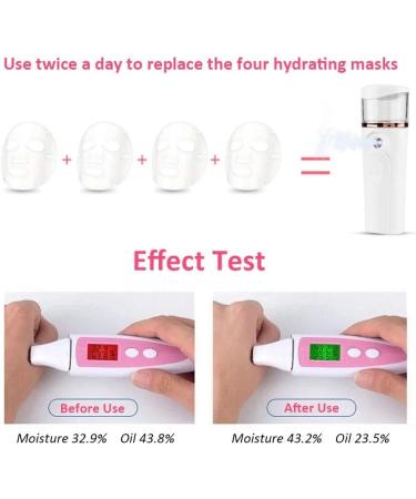 Solomi Hydrating Facial Mist Spray Handheld Nano Facial Sprayer (White) 40ml Battery Powered - Buy Online on GoSupps.com