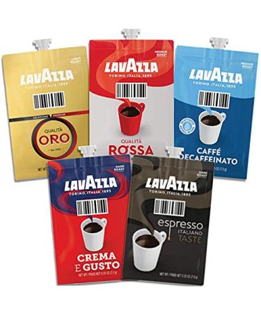 100 FLAVIA LAVAZZA COFFEE SELECTION DRINKS SACHETS Assorted 20 Count (Pack of 5)