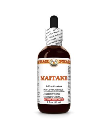 Maitake (Grifola Frondosa) Dry Mushroom Tincture, Made in Hawaii, Organic Raw Materials, All Natural, Vegan, Pure Liquid Extract - 2 fl.oz 2 Fl Oz (Pack of 1)