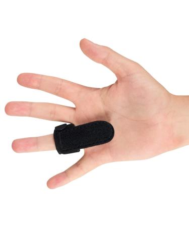 CTR Band Trigger Finger Splint - Support Brace for Middle, Ring, Index, Thumb and Pinky - Straightening Curved, Bent, Locked Hands - Tendon Lock Release Stabilizer Knuckle Wrap