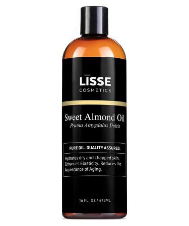 Cosmetic Grade - 100% Pure Sweet Almond Oil – Batch Tested and Third Party Verified – Unscented and Zero Additives