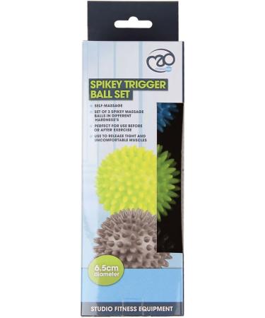 Fitness-Mad Massage Ball with Knobs - 6.5 cm Pack of 3 Multicolored | International Shipping - Buy Online on GoSupps.com