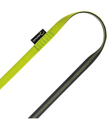 EDELRID Unisex Adult PES Sling 16mm Webbing 60 CM Neon Green - International Shipping Available - Buy Online on GoSupps.com