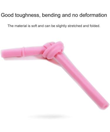 Reusable Silicone Straws Openable Straws No Cleaning Brush Required Foldable Resealable Straw Easy to Carry No Rubber Smell (2pcs Blue) - Buy Online on GoSupps.com