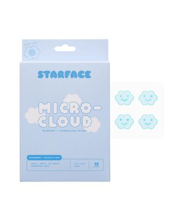 Starface Micro-Cloud, Hydrocolloid Microdart Patches for Early Stage Spots, Pimple Patches with Salicylic Acid and Niacinamide (12 count)