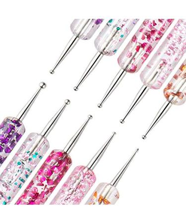 5Pcs Double-Headed Nail Art Dotting Pen Set | Acrylic Handle Nail Art Tools & Accessories for Creative Designs | Shop Internationally - Buy Online on GoSupps.com