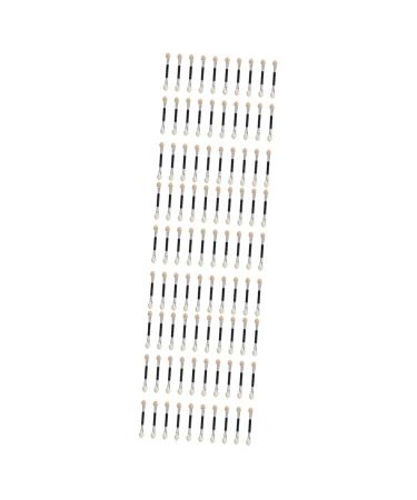 NOLITOY 150 pcs Shadow Brush Sponge Eye Portable Makeup Eyeshadow Latex Beauty Tube Disposable Applicators