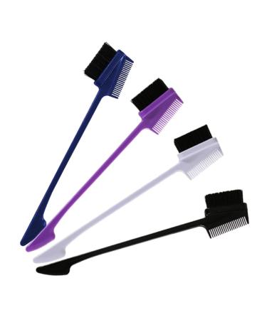 Mipcase 12 Pcs Eyelash Styling Tool Set | Eyelash Comb Grooming Brush & Eyebrow Applicator - Black Makeup Tools for Perfect Lashes & Brows - Buy Online on GoSupps.com