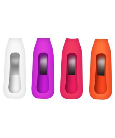 EverAct Clip Holder Compatible with Fitbit One (Set of 4) 4 Pack:WHITE PURPLE PINK ORANGE