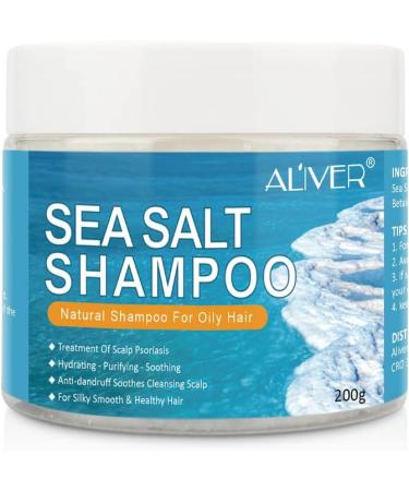 Sea Salt Shampoo Anti-Dandruff Shampoo Psoriasis Shampoo Sea Salt Hair Treatment Shampoo for Scalp Psoriasis Itchy Scalp and Dandruff 240ml - Buy Online on GoSupps.com