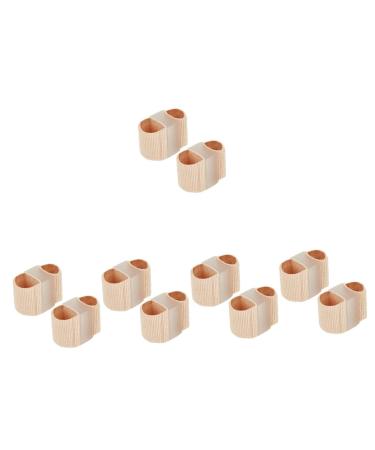 CLISPEED Straightener 10 Pcs Bunion Hammertoe Bunion for Men Big Man at Night Nylon Bunion for Women Separator Orthotics Moleskin for Feet As Shownx5pcs 4.5x3cmx5pcs