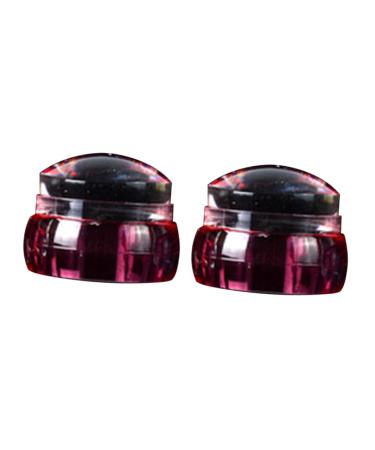 minkissy Tools Set manicure kit nail stamping plate nail art stamping tool nail art stamper manicure tools clear nail polish mold kit transparent nail polish nail tools seal Art 3*3*2cm Red