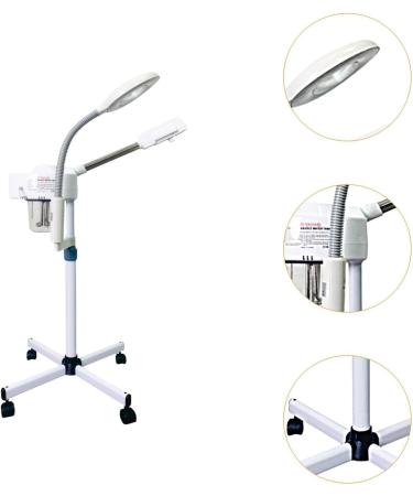 Oshhni Stand Facial Steamer Mist Face Steamer with 5x LED Magnifying Lamp 2 in 1 Steamer for SPA Salon - Buy Online on GoSupps.com