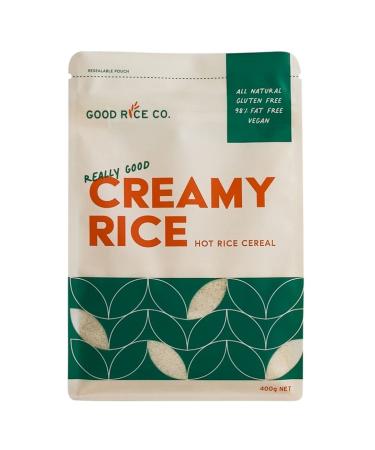 Good Rice Co. Creamy Rice, 100% Natural Hot Rice Cereal, Unflavoured, 14.1oz