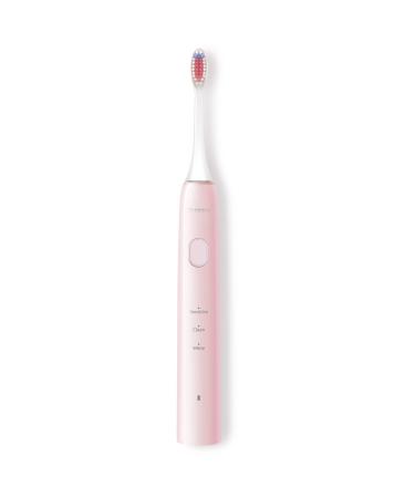 M-teeth X5 Series 90 Days Battery Life Electric Toothbrush Sonic Rechargeable,3 Modes 3 Brush Heads with Soft Bristles and Smart Timer, Dentist Recommended for Adults, Water Resistant, Purple X5 Series Purple