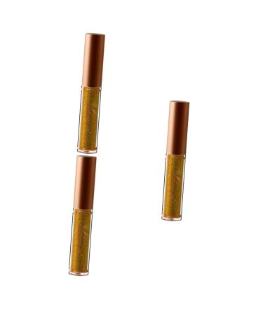 FOMIYES 3pcs Eyeshadow Women s Suits Women Shadow Cosmetic Liquid Eyeliner Pearlescent Metal Miss 1 count (Pack of 1) 03x3pcs