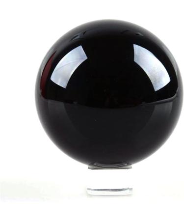 Natural Crystal Rough Natural Sphere 1pc Large Natural Obsidian Polished Quartz Sphere Black Crystal Balls (Color : 75-85mm) - Buy Online on GoSupps.com