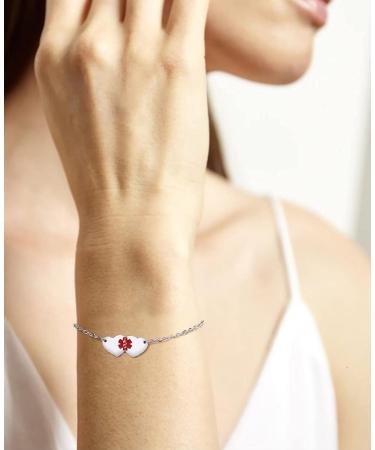 Diabetic Anklet Medical Alert Foot Bracelet Boot Jewelry - Buy Online on GoSupps.com