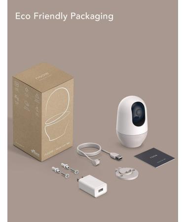 Nooie Baby Monitor - 360 WiFi Baby Camera 1080p HD Night Vision AI Tracking Intercom & Alexa Compatible - Buy Online on GoSupps.com